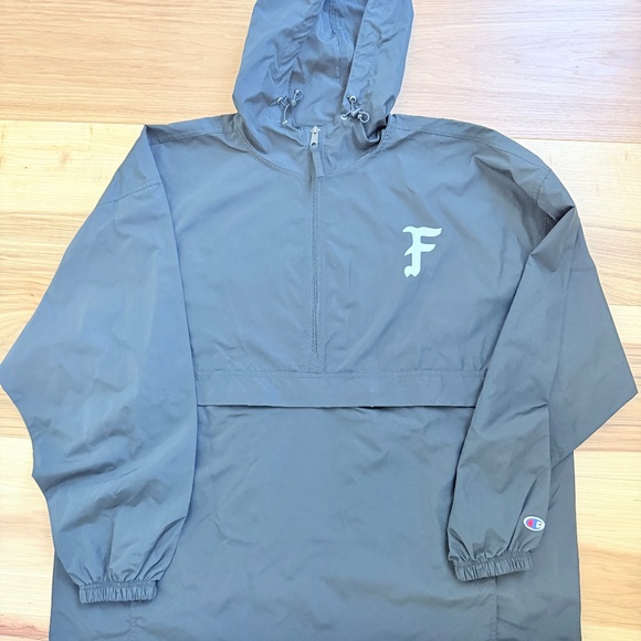 Champion x Forward Observations Group “FK You Rear View” Windbreaker Jacket 3XL - Picture 2 of 4